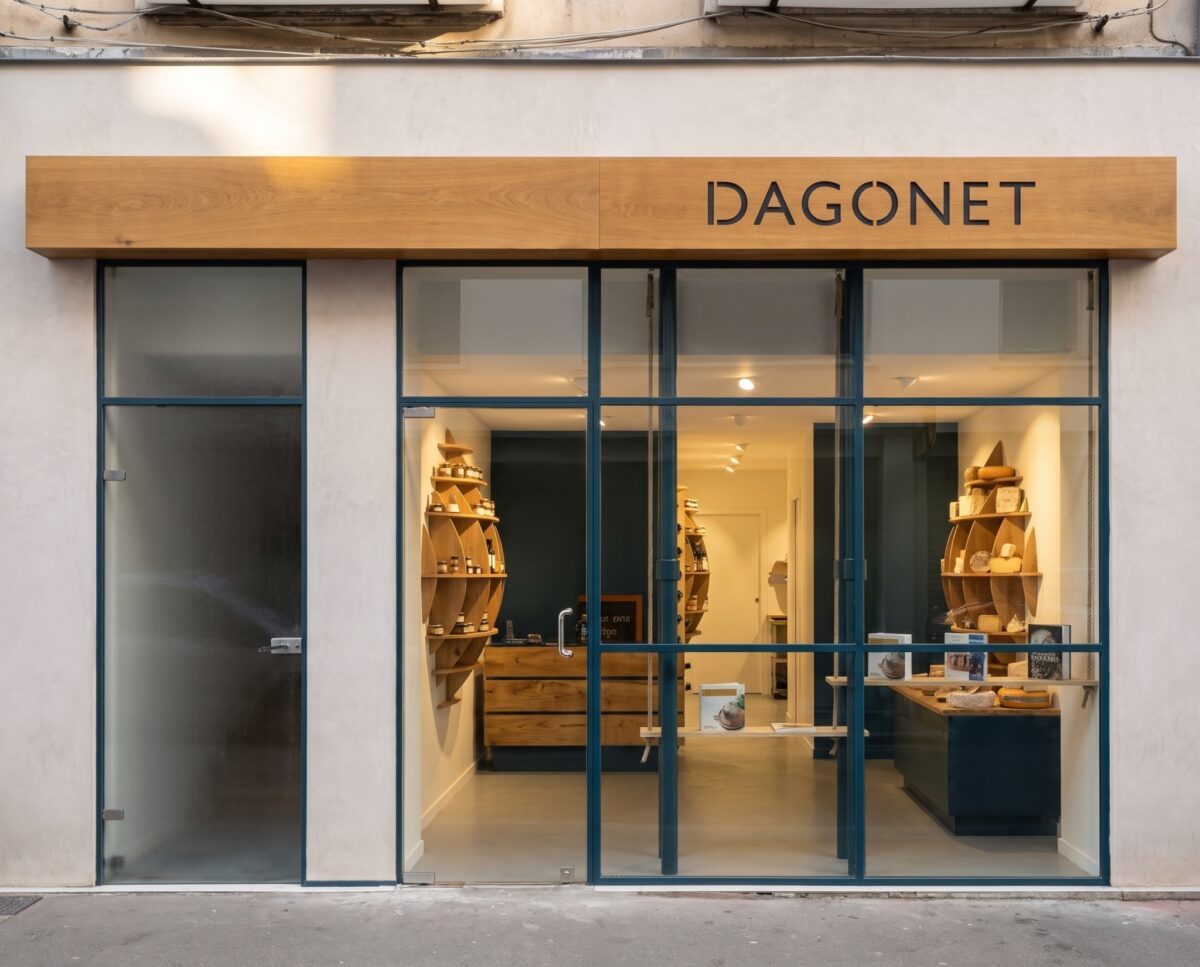 La devanture de la Fromagerie Dagonet — Lyon 5 · Point du Jour